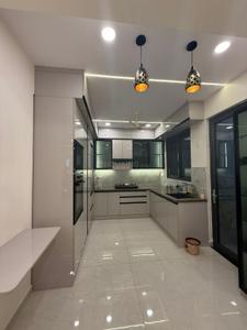 Kitchen Image of 2200 Sq.ft 3 BHK Apartment / Flat for rent in Om Sree Skypark, Kompally Hyderabad for Rs. 60000