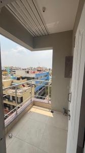 Balcony Image of 567 Sq.ft 1 BHK Apartment / Flat for rent in Mahadevapura Bengaluru for Rs. 22000