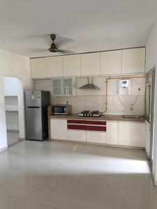 Kitchen Image of 1700 Sq.ft 3 BHK Apartment / Flat for rent in Adani The Meadows, Shantigram Ahmedabad for Rs. 35000