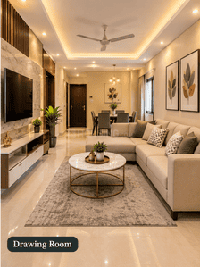 Image of 828 Sq.ft 2 BHK Apartment / Flat for sale in Chhattarpur, New Delhi for Rs. 5900000