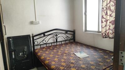 Bedroom Image of 700 Sq.ft 1 BHK Apartment / Flat for rent in Dive Pearl, Airoli Navi Mumbai for Rs. 25000