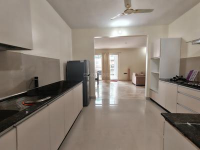Kitchen Image of 2500 Sq.ft 3.5 BHK Apartment / Flat for sale in Nyati Esteban I, Mohammed Wadi Pune for Rs. 24000000