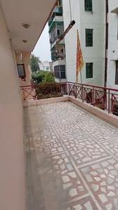 Balcony Image of 2400 Sq.ft 3.5 BHK Builder Floor for rent in Sunderpur Varanasi for Rs. 26000