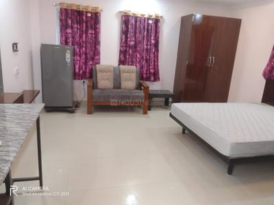 Bedroom Image of 500 Sq.ft 1 RK Apartment / Flat for rent in Madhapur Hyderabad for Rs. 18000