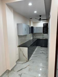 Kitchen Image of 720 Sq.ft 2 BHK Builder Floor for rent in Shalimar Bagh New Delhi for Rs. 30000