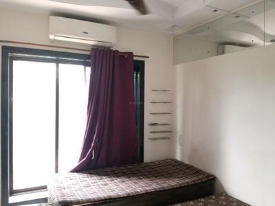 Bedroom Image of 500 Sq.ft 1 BHK Apartment / Flat for rent in Abrol Krishna Green Land Park, Kasarvadavali Thane for Rs. 18000