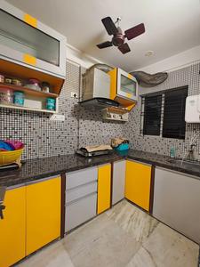 Kitchen Image of 950 Sq.ft 2 BHK Apartment / Flat for rent in Bansdroni Kolkata for Rs. 30000