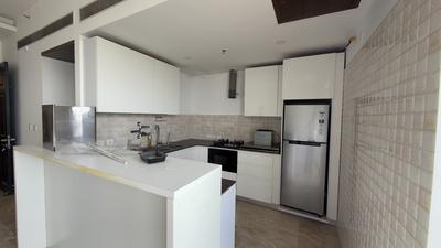Kitchen Image of 1380 Sq.ft 2 BHK Apartment / Flat for rent in Supertech Supernova, Sector 94 Noida for Rs. 55000
