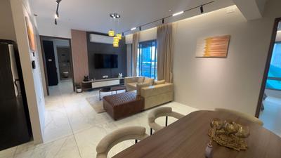 Living Room Image of 1120 Sq.ft 2 BHK Apartment / Flat for sale in Legacy Kairos C And D Building, Rahatani Pune for Rs. 11500000