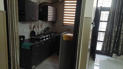 Kitchen Image of 650 Sq.ft 1 RK Studio for rent in Gillco Palms, Sector 115 Mohali for Rs. 15000