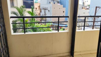 Balcony Image of 380 Sq.ft 1 BHK Apartment / Flat for rent in Begumpet Hyderabad for Rs. 20000