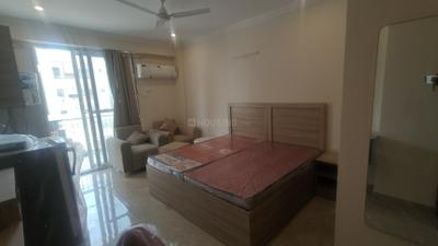 Bedroom Image of 600 Sq.ft 1 RK Builder Floor for rent in Sector 51 Gurgaon for Rs. 30000