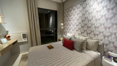 Bedroom Image of 650 Sq.ft 2 BHK Apartment / Flat for sale in Lodha Casa Evergreen, Vikhroli West Mumbai for Rs. 18500000