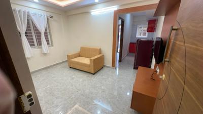 Living Room Image of 707 Sq.ft 1 BHK Apartment / Flat for rent in BTM Layout Bengaluru for Rs. 29799