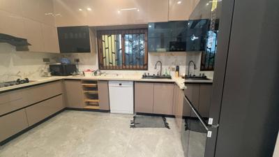 Kitchen Image of 2000 Sq.ft 3 BHK Independent House for rent in Mahalakshmi Nagar Indore for Rs. 70000
