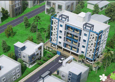 Image of 1782 Sq.ft 3 BHK Apartment / Flat for sale in Jharapada, Bhubaneswar for Rs. 9100000