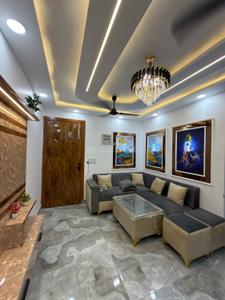 Hall Image of 650 Sq.ft 2 BHK Builder Floor for rent in Dwarka Mor New Delhi for Rs. 25000