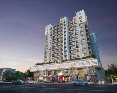 Image of 1279 Sq.ft 3 BHK Apartment / Flat for sale in Yogeshwar Shivalik Skyraa, Konark Nagar, Nashik for Rs. 4860200