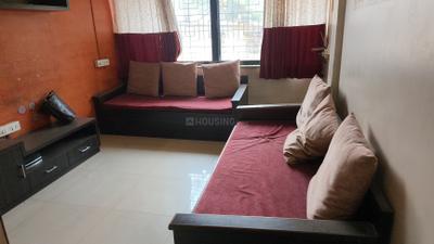Living Room Image of 600 Sq.ft 1 BHK Independent House for rent in Bandal Complex, Kothrud Pune for Rs. 25000