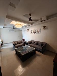 Living Room Image of 1410 Sq.ft 2 BHK Apartment / Flat for rent in Golden Sand Apartments Phase 2, Dhakoli Zirakpur for Rs. 36000