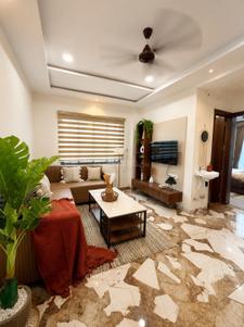Hall Image of 750 Sq.ft 1 BHK Builder Floor for rent in Scheme No 114 Indore for Rs. 21000
