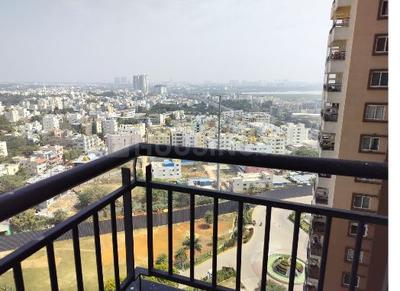 Balcony Image of 1916 Sq.ft 3 BHK Apartment / Flat for rent in Pashmina Waterfront, Battarahalli Bengaluru for Rs. 65000