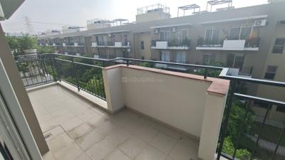 Balcony Image of 1350 Sq.ft 2 BHK Builder Floor for rent in Vatika Xpressions, Sector 88B Gurgaon for Rs. 27000