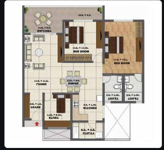 Image of 1470 Sq.ft 3 BHK Apartment / Flat for sale in Shriram Chirping Woods, Harlur, Bengaluru for Rs. 25000000