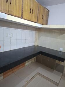 Kitchen Image of 630 Sq.ft 2 BHK Builder Floor for rent in Mahavir Enclave New Delhi for Rs. 15000