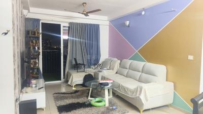 Living Room Image of 1183 Sq.ft 2 BHK Apartment / Flat for sale in Bhartiya Nikoo Homes Phase 2, Thanisandra Bengaluru for Rs. 13000000