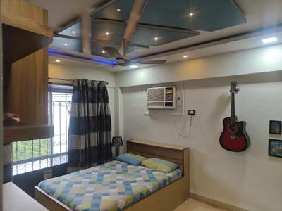 Bedroom Image of 1100 Sq.ft 2 BHK Apartment / Flat for rent in Ahuja Harbour Estate, Nerul Navi Mumbai for Rs. 75000