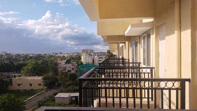 Balcony Image of 1175 Sq.ft 2 BHK Apartment / Flat for sale in Churchill Mont Zion, Agrahara Layout Bengaluru for Rs. 8500000