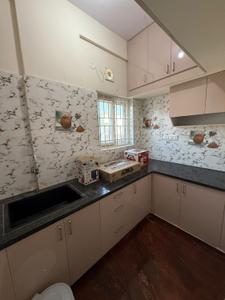 Kitchen Image of 600 Sq.ft 1 BHK Apartment / Flat for rent in Mahadevapura Bengaluru for Rs. 28000