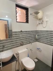 Bathroom Image of 1200 Sq.ft 2 BHK Apartment / Flat for rent in Satyam Status , Jodhpur Ahmedabad for Rs. 33000