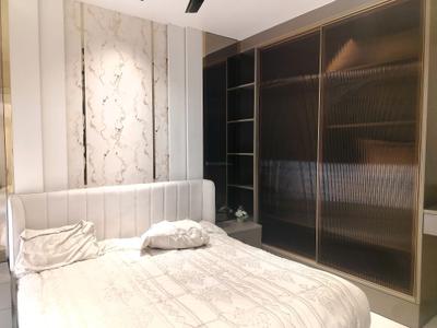 Bedroom Image of 1120 Sq.ft 2 BHK Apartment / Flat for sale in K Raheja Sterling Tower 1, Mohammed Wadi Pune for Rs. 8300000