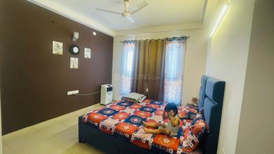 Bedroom Image of 1000 Sq.ft 2 BHK Apartment / Flat for rent in Bhartiya Nikoo Homes, Kannuru Bengaluru for Rs. 53000