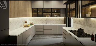 Kitchen Image of 1342 Sq.ft 3 BHK Apartment / Flat for sale in K Raheja Raheja Amaltis Wing A, Sion Mumbai for Rs. 55000000