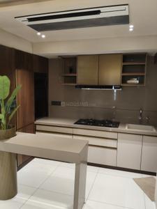 Kitchen Image of 2300 Sq.ft 3 BHK Apartment / Flat for rent in Shafalya Vertis, Sola Ahmedabad for Rs. 45000