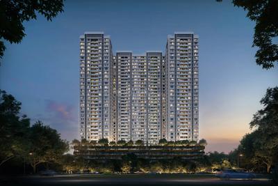 Image of 934 Sq.ft 2 BHK Apartment / Flat for sale in Goel Ganga Asmi Wing 2, Wakad, Pune for Rs. 9000000