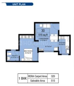 Image of 465 Sq.ft 1 BHK Apartment / Flat for sale in Thiruporur, Chennai for Rs. 2400000