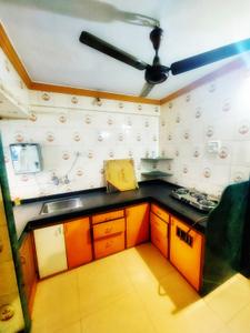 Kitchen Image of 1100 Sq.ft 3 BHK Apartment / Flat for rent in Kalwa Thane for Rs. 16000