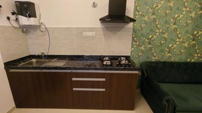 Kitchen Image of 450 Sq.ft 1 RK Apartment / Flat for rent in Gera World Of Joy, Upper Kharadi Pune for Rs. 26000