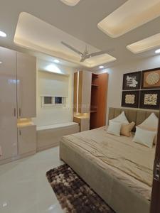 Bedroom Image of 950 Sq.ft 3 BHK Builder Floor for rent in Guru Ji Welfare Homes, Dwarka Mor New Delhi for Rs. 32500