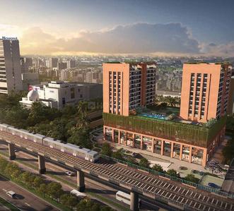 Balcony Image of 2161 Sq.ft 4 BHK Apartment / Flat for sale in One Victoria, New Town Kolkata for Rs. 45000000