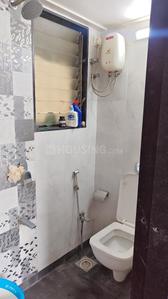 Bathroom Image of 450 Sq.ft 1 BHK Apartment / Flat for rent in Kopar Khairane Navi Mumbai for Rs. 28000