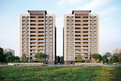 Image of 2736 Sq.ft 3 BHK Apartment / Flat for sale in Shreeji Landmark, Sargasan, Gandhinagar for Rs. 11248000