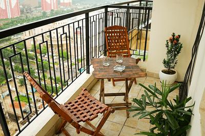 Balcony Image of 1750 Sq.ft 3 BHK Apartment / Flat for rent in Paarth Aadyant, Ahmamau Lucknow for Rs. 45000