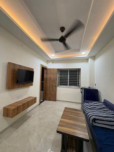 Hall Image of 450 Sq.ft 1 BHK Builder Floor for rent in Mahalakshmi Nagar Indore for Rs. 17500