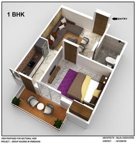1 BHK Flat