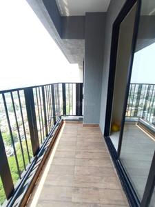 Balcony Image of 1000 Sq.ft 3 BHK Apartment / Flat for rent in Mahindra Nestalgia, Pimpri Pune for Rs. 45000